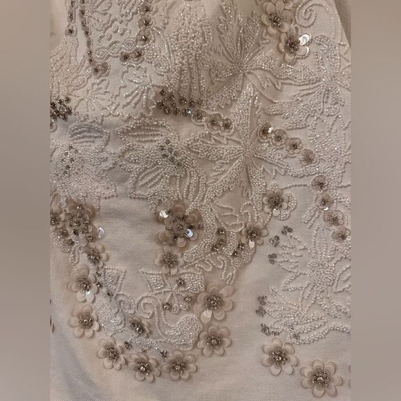 Valentino Beaded Floral Mini Dress - Picture 7 of 9